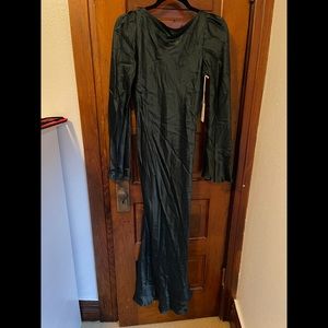 Stone Cold fox  long sleeve slip dress